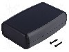 Carcasa ABS, 79mmx117mmx33mm, HAMMOND - HM-1553CBK