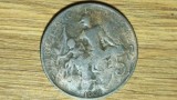 Cumpara ieftin Franta - moneda de colectie bronz - 5 centimes 1901 - Paris - an rar !, Europa
