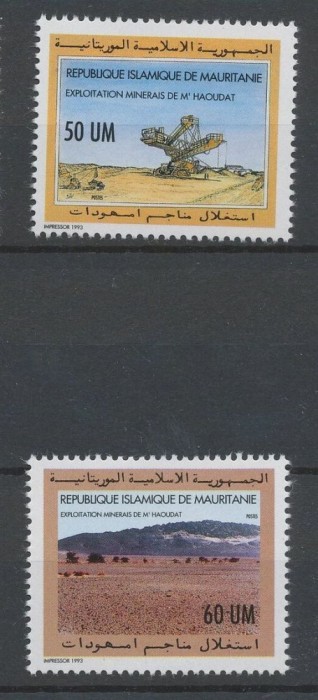 MAURITANIA 1993 EXPLOATATIE MINIERA