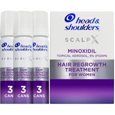 Set Spuma, Head &amp;amp; Shoulders, Scalp X, impotriva Caderii Parului, 5%, pentru Femei, Tratament 6 Luni,