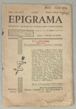 EPIGRAMA , BULETIN LUNRA AL EPIGRAMEI ROMANESTI , NR. 16 - 17 , 1940, PREZINTA URME DE UZURA