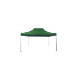 Cort pavilion pliabil 3x4.5m verde, cadru metalic, prelat&Auml; impermeabil&Auml;, pentru curte, gr&Auml;din&Auml;, evenimente