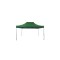 Cort pavilion pliabil 3x4.5m verde, cadru metalic, prelat&Auml; impermeabil&Auml;, pentru curte, gr&Auml;din&Auml;, evenimente