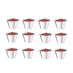 Set 12 boluri pentru sos Hendi Inox 45 ml 62x(H)24 mm foto