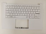 Carcasa superioara cu tastatura palmrest Laptop, Asus, VivoBook 14 X1404Z, X1404ZA, 90NB1009-R34UI0, X1404ZA-1P, FAXJW004010, 39XJWTAJN60, alba, layou