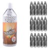 Pachet consumabile airsoft 15 capsule co2 + 3000 bile 6mm ABS 0.20g Rockets