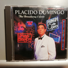 Placido Domingo - The Broadway.. (1991/Warner/UK) - CD ORIGINAL/Stare: ca Nou