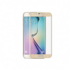Folie de protectie tempered glass Samsung Galaxy S6 Edge Gold