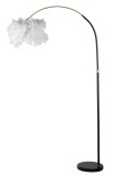 Mauro Ferretti Lampa De Podea Alb Si Negru cm 100X150-180 | Aosom Romania