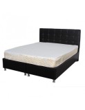 Set Saltea ortopedica cu arcuri, Super Ortopedica Sofia, 180x200x20cm, fermitate medie, cu plasa arcuri tip Bonell, fata vara-iarna, sistem aerisire c