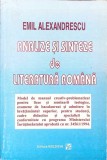 ANALIZE SI SINTEZE DE LITERATURA ROMANA, CLASELE IX-XII-EMIL ALEXANDRESCU-337948