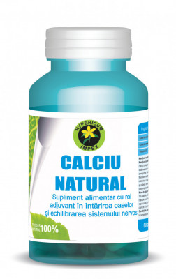 CALCIU NATURAL 60cps HYPERICUM foto