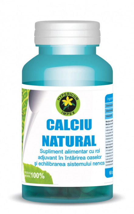 CALCIU NATURAL 60cps HYPERICUM