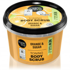 Organic Shop Orange & Sugar exfoliant tonifiant pentru corp 250 ml
