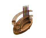 Organizator Creioane Colorate Copii, Rechizite Birou, Compartimente Multiple, Portabil, Design Atractiv, Cadou