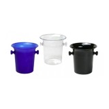 Flaschenk&uuml;hler, Getr&auml;nkek&uuml;hler, Sekt-/Champagnerk&uuml;bel, 5,0 L - Kunststoff - Elegant &amp; Praktisch - 3 Farben, Farbe: schwarz