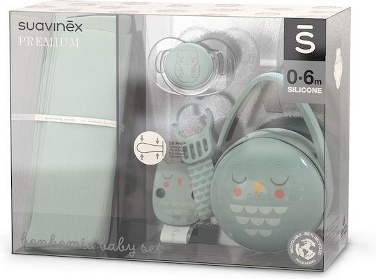 Set cadou bonhomia 4 piese, menta, suavinex