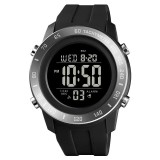 Cumpara ieftin Ceas de mana barbatesc Skmei Cronograf Digital Sport Negru Silicon