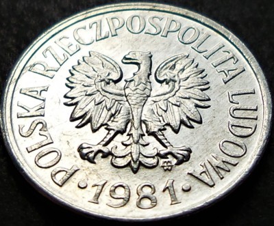 Moneda 10 GROSZY - POLONIA, anul 1981 * cod 1065 foto