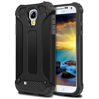 Husa Techsuit Hybrid Armor Samsung Galaxy S4 i9500 Negru foto