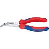 Cleste cu cioc semirotund si suprafata taietoare indoit knipex 25 25 160 HardWork ToolsRange