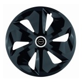 Set 4 capace roti pentru Nissan Nou, model Roco Black, R14