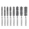 Set 8 perii cu prindere hexagonala de 1/4 inch pentru bormasina, concepute pentru alezare, curatare, slefuire si lustruire, indepartarea vopselei si r