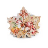 Suport vase fierbinti Toamna pluta ceramica multicolora IR cm 15 x 18 H