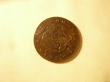 Moneda 2 Bani 1880 Carol I , bronz , cal. F.Buna dar usor stramba