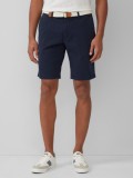 s.Oliver Pantaloni scurti barbati chino, Phoenix cu talie medie si croiala Regular fit, Bleumarin inchis, W28