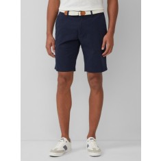 s.Oliver Pantaloni scurti barbati chino, Phoenix cu talie medie si croiala Regular fit, Bleumarin inchis, W28