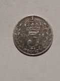 3 pence 1918 argint Anglia, Europa