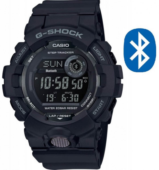 Ceas Smartwatch Barbati, Casio G-Shock, G-Squad Bluetooth GBD-800-1B - Marime universala
