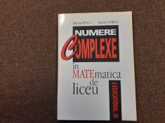 NUMERE COMPLEXE IN MATEMATICA DE LICEU MARCEL CHIRITA MARIAN DINCA