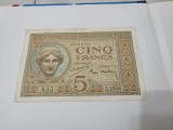 bancnota madagascar 5 fr 1937
