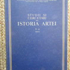 Studii si Cercetari de Istoria Artei - Nr. 3-4 Anul 1954