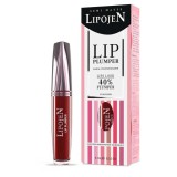 Ruj lichid Nr. 10, HOT RED, Lipojen, volumizant semi-mat cu colagen, 5 ml