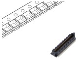 Conector PCB-PCB mamă 40 PIN 0,4mm SS4 aurit SMT 1,6A SAMTEC