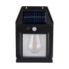 Lampa Solara LED Perete 40W cu Senzor Miscare, 600 Lumeni, Impermeabila, pentru Gradina, Curte, Casa