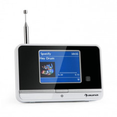 Auna IADAPT 320, adaptor de radio prin internet, wlan, dab / dab +, fm / am, display tft, alb foto
