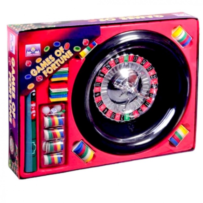 Set casino ruleta/blackjack, cu accesorii plastic, diametru 270 mm, 14 ani +