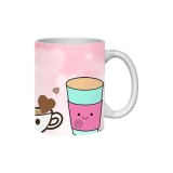 Cana alba personalizata, Cute Cups, INOVATIX&reg;. 330ml