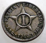 B.552 CUBA 1 UN CENTAVO 1916