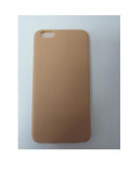Cumpara ieftin Husa Telefon Silicon Apple iPhone 6+ 6s+ Gold Leather