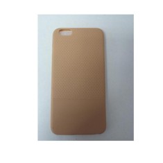 Husa Telefon Silicon iPhone 6+ 6s+ Gold Leather