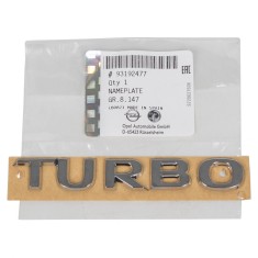 Emblema Hayon Turbo Oe Opel Astra J 2009? 93192477 foto