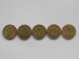 LOT 5 MONEDE DIFERITE 3 PENCE GBR