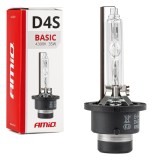 Bec xenon D4S 35W 4300K AMiO Basic, arzator pentru faruri xenon originale cu lupa, aprinzator integrat, 12V, conectori standard
