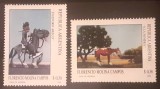 Cumpara ieftin Argrntina 1992 arta pictura cai serie 2v . Mnh, Nestampilat