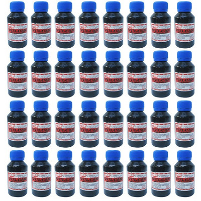 32 x Vopsea plita neagra, 100ml foto